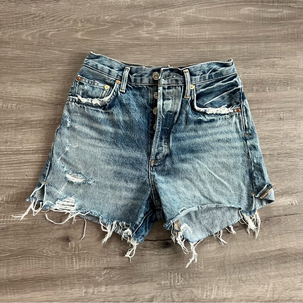 Agolde Parker Denim Shorts